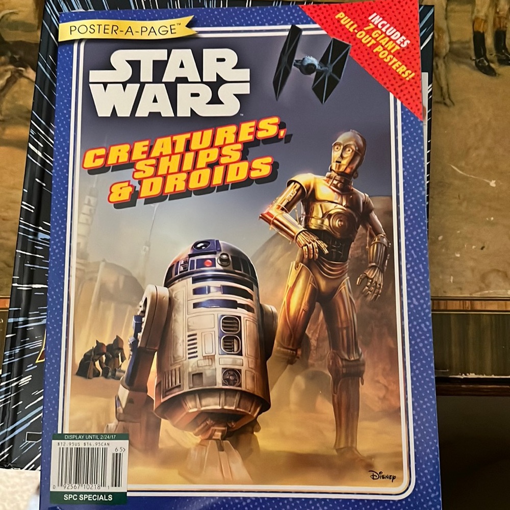 Star Wars Poster-A-Page Creatures, Ships & Droids poster book